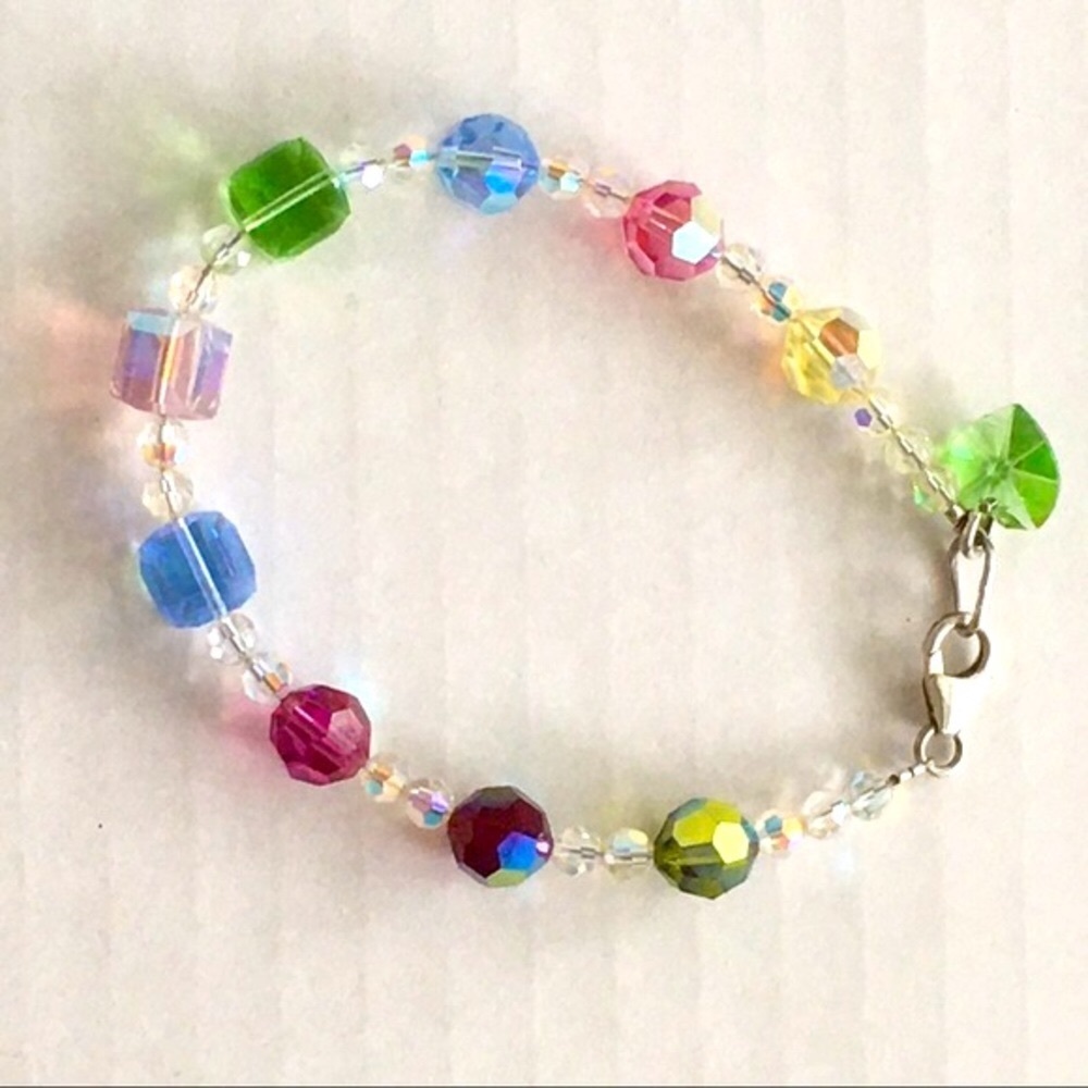 Swarovski Crystal Beaded 7” Bracelet